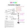 1 Set Universal Water-Cooled Radiator ARGB Optical Synchronization 120x120x25mm
