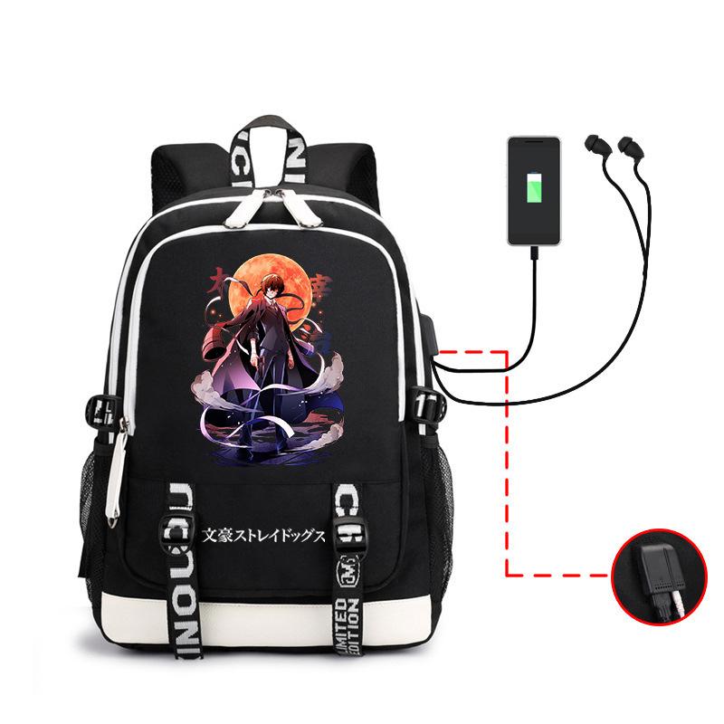 Bungo Stray Dogs Anime Cosplay Rugzak Studenten Schooltas Cartoon Boekentas Laptop Reizen Rugzak Buiten Kinderen Cadeaus