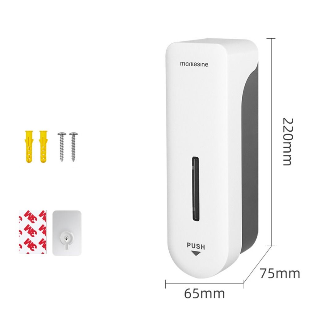 Anti-Drip Design No-Drill Soap Dispenser Wall Mounted Refillable Soap Dispenser  Kitchen