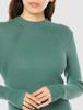 Jill by Jill Stuart Women's Color Turtleneck Sweater, Green, FR