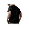 Adidas Letter Print Ribbed Crew Neck Pullover Casual Sports Tee v1 Men Tops Black Dark-Grey JD5748