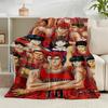 1PC Anime Basketball Heroes Flannel Blanket Gift, Suitable for Both Men And Women, Soft Ideal for Beds And Sofa, Birthday Or Christmas Gift