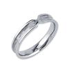 Hawaiian Jewelry Stainless Scroll Center Anniversary Size Ring, Steel, Design, Cross, Silver, Men's & Women's Accessory, Gift, Present, Birthday,
