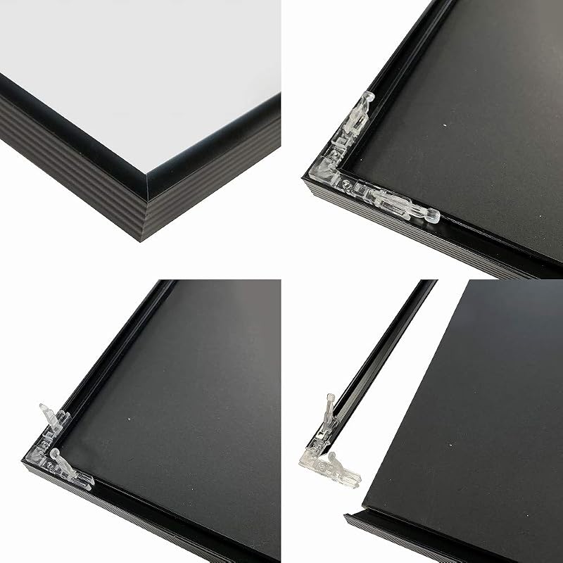 A.P.J. Aluminum Poster Frame / Fit Frame A1 Size (594 x 841 mm) Black