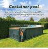 Large Fiberglass Outdoor Swimming Pool for Home or Villa