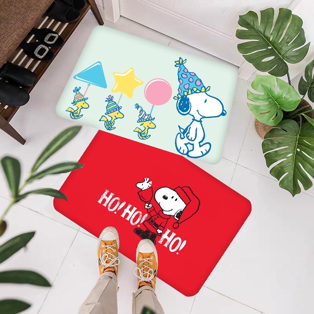 3D Cartoon Snoopy Room Mats Cheaper Anti-slip Modern Living Room Balcony Printed Welcome Rug