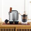 Ceramic Tea Set with Infuser And 3 Cups - Sleek Functional