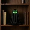 Festive Home Decor for Halloween 4 Pcs Ghost Decoration, Spooky with Glowing In The Dark Trick or Treat Party Face, Standing Desktop Figurine