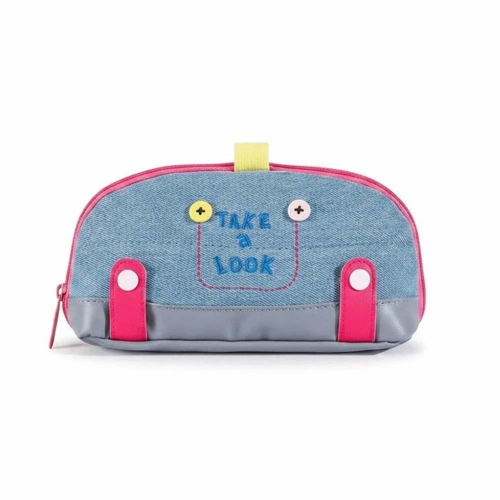 Lightweight Pencil Pouch Soft Stationery Organizer Desktop Pouch Pencil Case  Daily