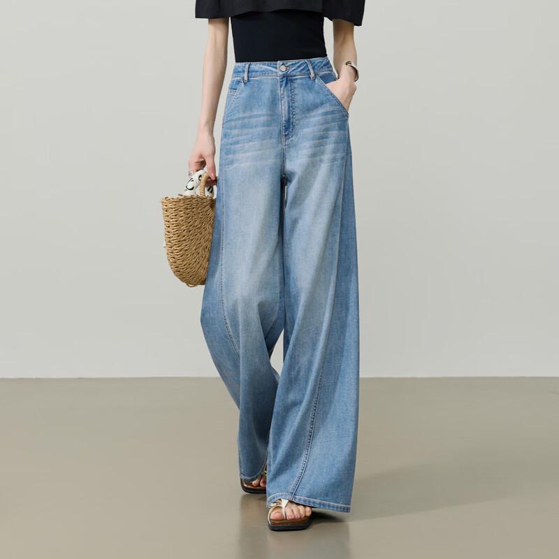 ESE-Y Slimming Straight-Leg Wide-Leg Jeans 31