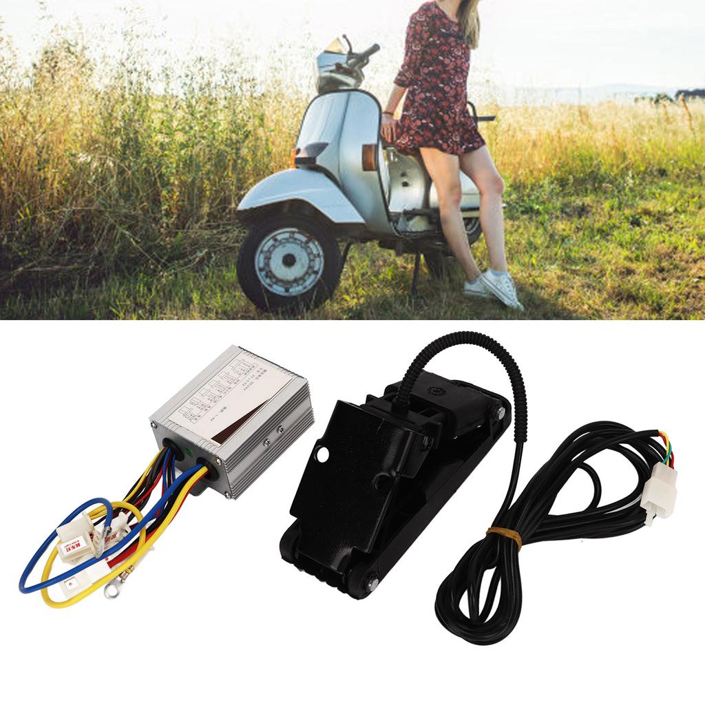 24V 350W Two Speed Controller Pedal Accelerator Kit Electric Bike Controller Foot Accelerator Conversion Kit