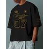 T-Shirt New York Boston Vintage Sporty Streetwear Short Sleeve Tee