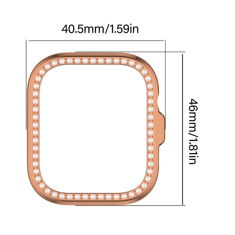 Uhr Hohlgehäuse Schutzhülle Rahmen Stoßfängerabdeckung für Watch Fit 4 Kratzfeste Lünettenringe Abdeckung Gehäuse