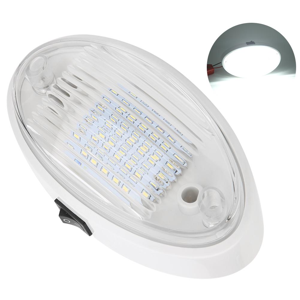 12V 400lm LED stropní světlo s vysokým jasem interiéru pro auto RV přívěs na jachtu