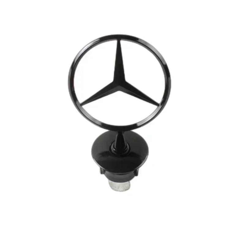 

C200 E200 For Mercedes Benz 3D Metal Car Front Bonnet Hood Emblem Badge for Mercedes Benz W202 W203 W204 W205 W208 W210 W220 GL