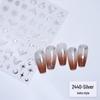"Bohemian Silver Star & Moon Nail Sticker Set"