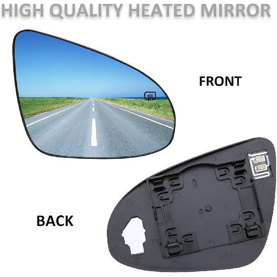 Passenger Side Mirror Replacement For Toyota Camry 2012 2013 2014 2015 2016 2017, Avalon 2013 2014 2015 2016 2017 2018 Hybrid - Right Side Mirror