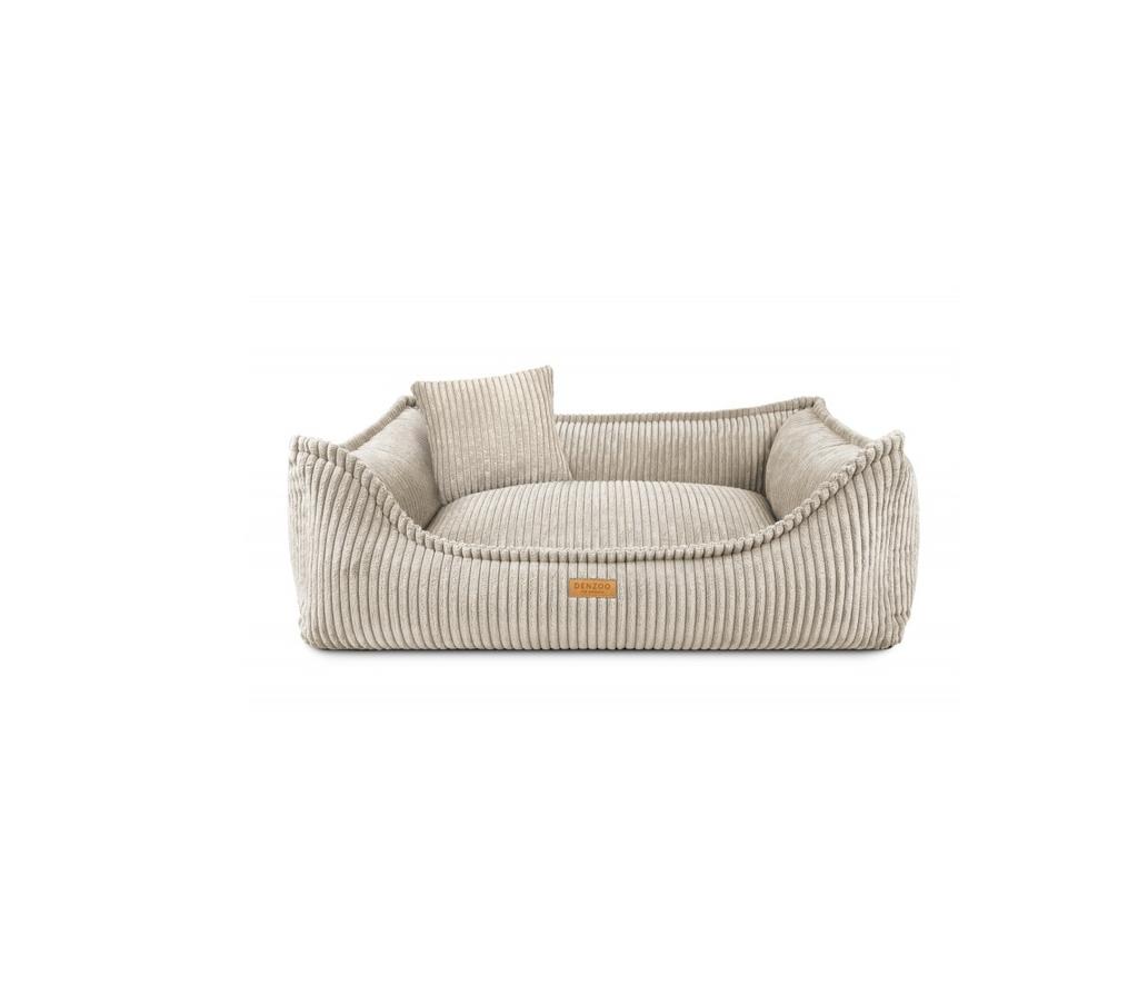 Legowisko Ortopedyczne Denzoo Milano Beige "M" 80X60 Kojec Sofa Posłanie