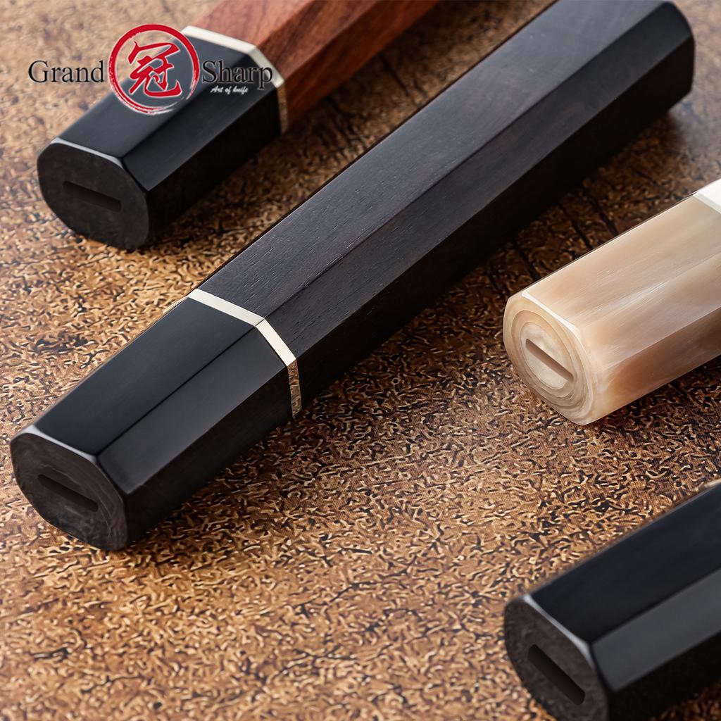Grandsharp DIY Knife Handle for Sashimi Knife Japanese Professional Kitchen Knife Handle Kitchen Accessoires for Sushi Knives