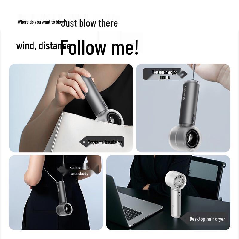 Airmate Handheld Mini Fan CN plug (adapter included)