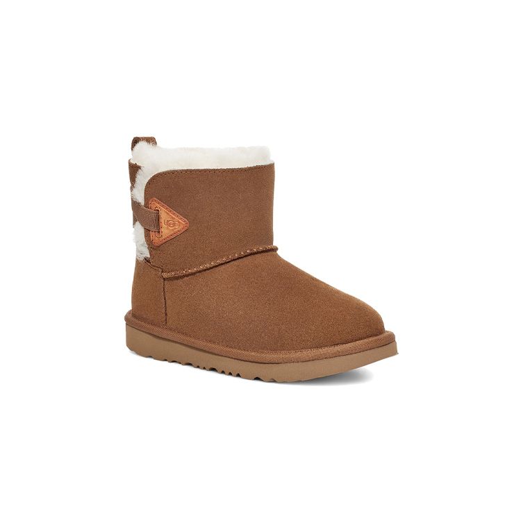 UGG Bailey Vintage Casual Fleece Short Mid-Calf Snow Boots Kids boots Chestnut 1125412T-CHE