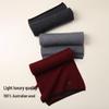 Hengyuanxiang Men's Pure Wool Scarf