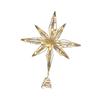 Christmas Tree Topper Holiday Ornament Pentagram with Light Star Treetop for Bar Living Room Bedroom Indoor Outdoor Office