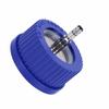 304 Stainless Steel + Plastic Safety Feeding Cap Lab Bottle Cap for GL45 Chemical Reagent Bottle