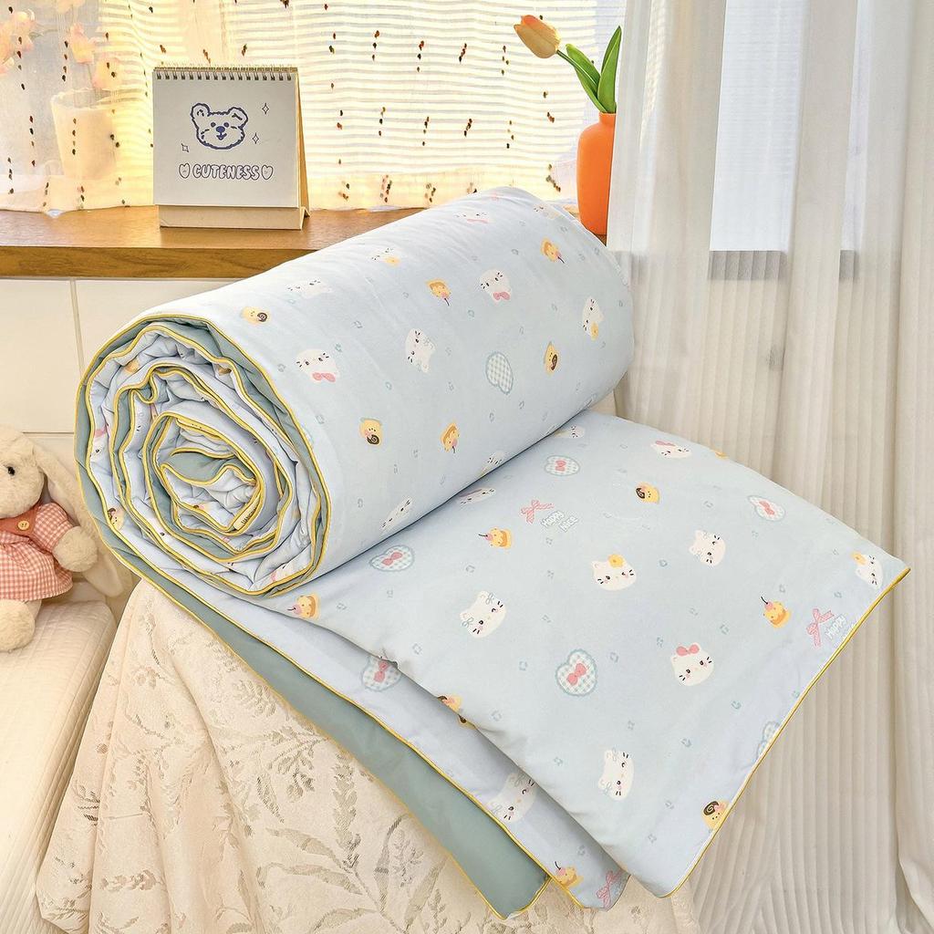 New A-Type Summer Cooling Quilt - Lightweight Single & Double for Dorms, Kids & Gifts
