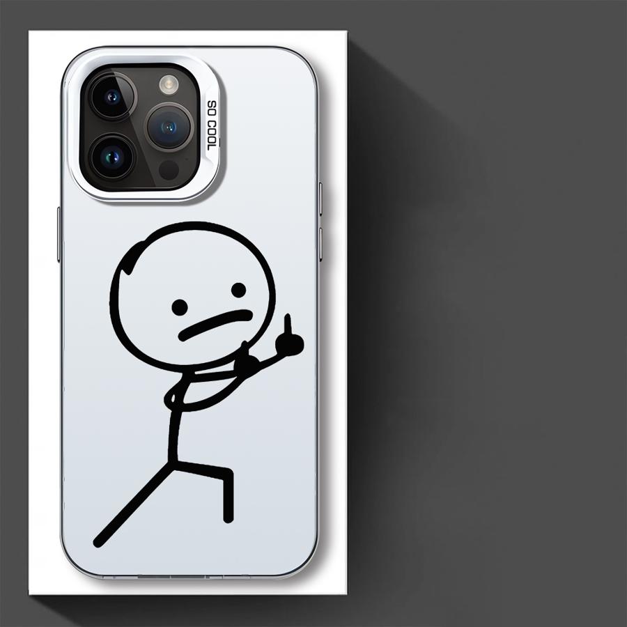 Phone Cover Case for iPhone 17 Pro Max Air 16 14 Plus 13 12 Pro 11 15 Cartoon Matchman