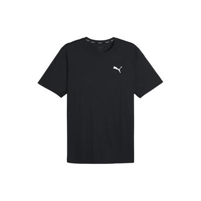Lauf Favorite Velocity T-Shirt Einfarbig Lässig Rundhals Gerade Kurzarm T-Shirt Herren Tops Schwarz 525456-01