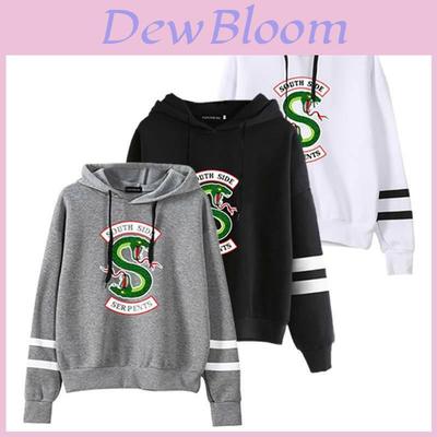 Serpents Side South Hoodie Riverdale Veronica Snake Gang Sweatshirt Top Pullover