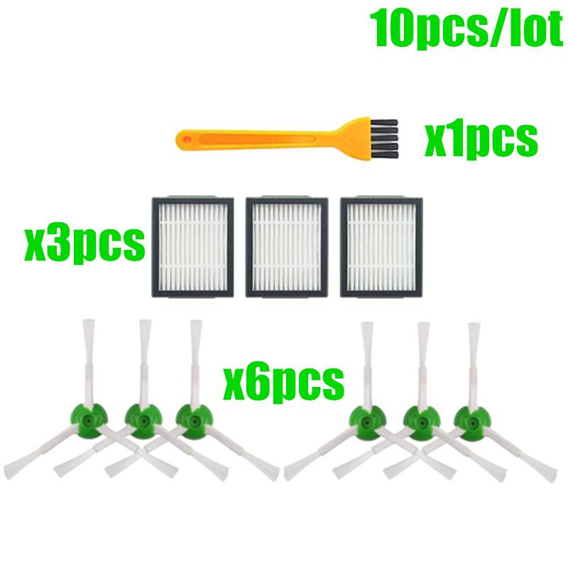 Hepa Filter+Side Brush+Brush Roll+dust bags Replacement for iRobot Roomba i7 E5 E6 I Series Robot Vacuum Cleaner Spare Parts