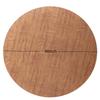 1PC 48inch Round Table Cloth Farmhouse Table Cover Decorative Wood/Woven Texture Desk Cover Tabletop Protection Cloth