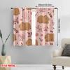 2D flat printing 2pcs Window Curtains Cute Capybara 100% Polyester Without Electricity Versatile Use for room decor aesthetic
