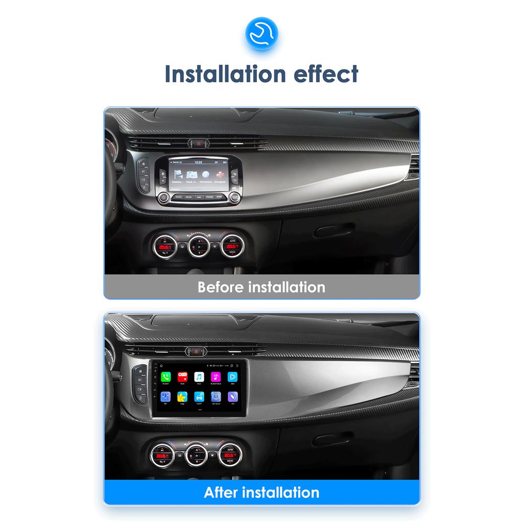 Hizpo 2Din Android 13 Autorádio Multimediálny video prehrávač pre Alfa Romeo Giulietta 2015 - 2018 Navigácia GPS 4G Carplay Auto Intelligent Screen WIFI