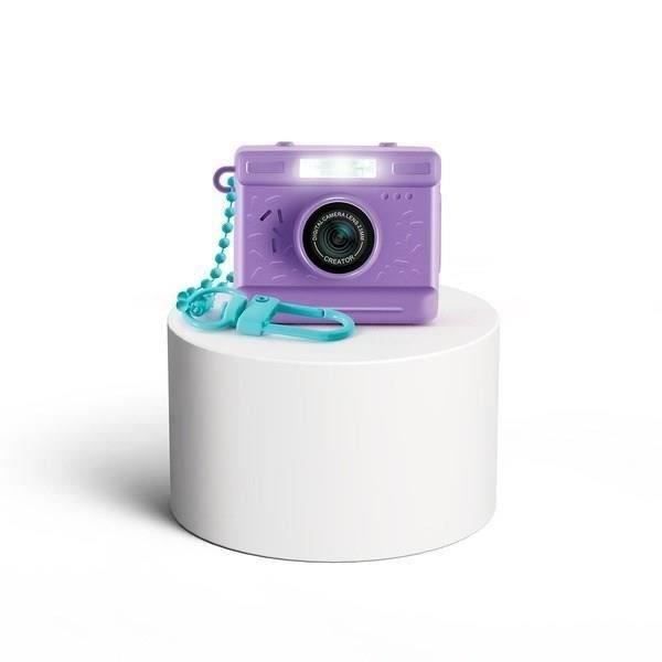Appareil Photo et Vidéo Numérique Mini Cam’ – Vintage - avec Porte-clé et Carte SD 1Go Incluse – Photo Creator – CLK 06 Canal Toys