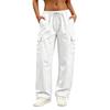 Women's Casual Cargo Pants with Multiple Pockets for Outdoor & Everyday