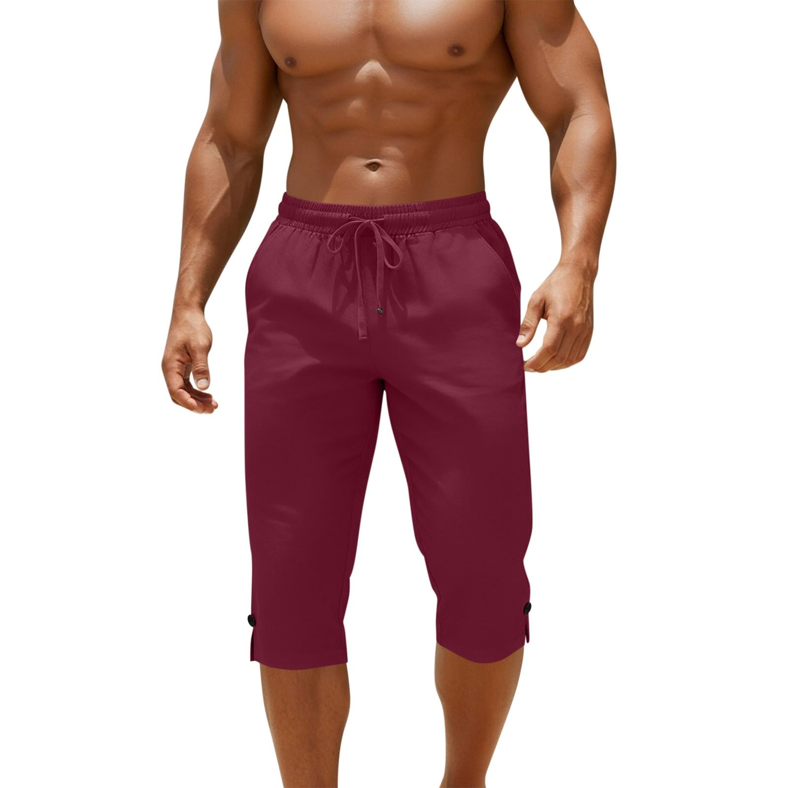 

Men s Loose and Casual Fashion Pants XL червоний