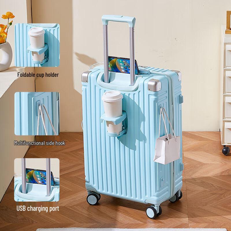 OEING Durable Spinner Luggage 22-inch