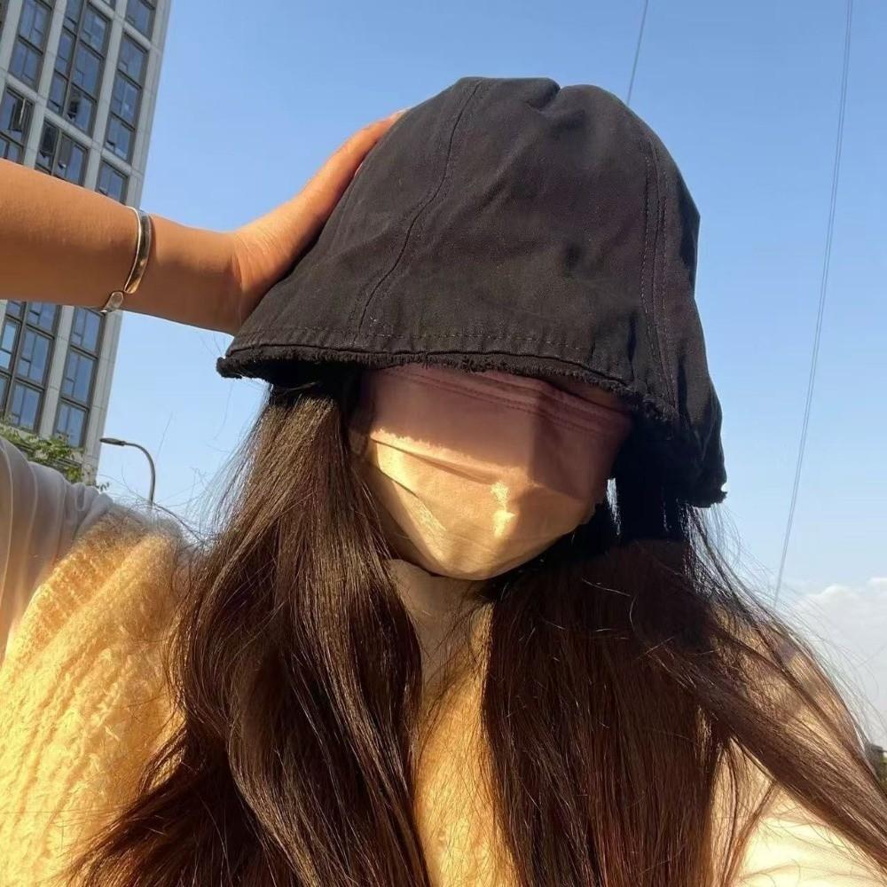 Versatile Bucket Hat Oversized Brim Beach Hat Fashion Fisherman Hat Unisex