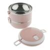 2 Layer Portable Heat Insulated Food Container Made of Stainless Steel