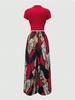 Women's Sleeveless Printed Fashion Set with Versatile Wide-Leg Pants