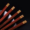 Wysokiej jakości Premium Naturalne Czerwone Pałeczki Sandałowe Opakowanie Prezentowe Zestaw Sztućców Gospodarstwa Domowego Zestaw Naczyń Chińskie Pałeczki