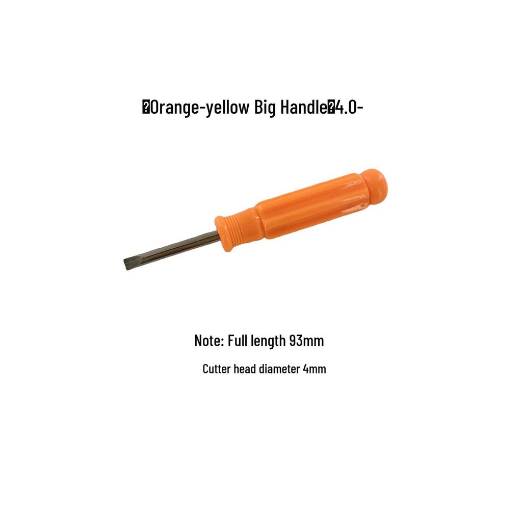 Black Handle Phillips/Slotted Screwdriver Set (2.0-5.0mm) for Toy and Small Appliance Repair