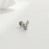 Cute Chihuahua Stainless Steel Mini Earrings Fashion Dog Barbell Style Screw Stud Ear Jewelry Party Gifts For Women Girls