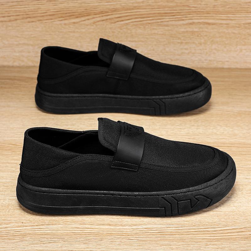 Men's Vulcanized Shoes Classic Low-top Canvas Shoes Breathable Canvas Casual Shoe Fashion Skateboard Shoes Lace Up Men Sneakers