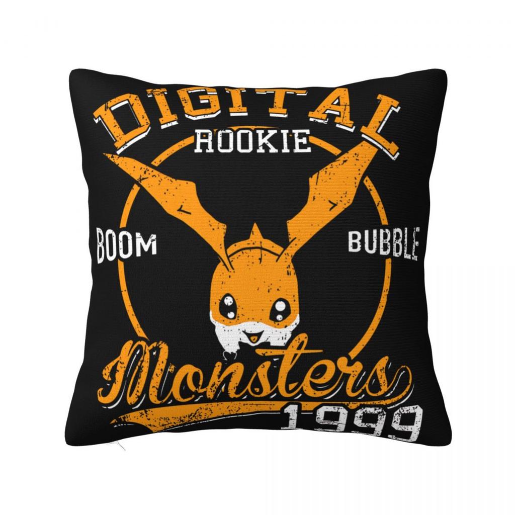 Trendy Seat Digital Monster Digimon Decor Pillowcase Stuff Pillow Cover Square Multi-Size