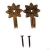 2 Pieces Sliding Hooks For Curtains Alzapaños Decorative Collection Bedroom Retention Elegant