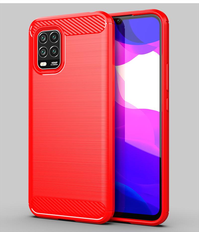 For Xiaomi Mi 10 Lite 5G Case Rubber Bumper Silicone Carbon Fiber Cover For Xiaomi Mi 10 11 Lite 5G Case For Xiaomi 11T Pro Case